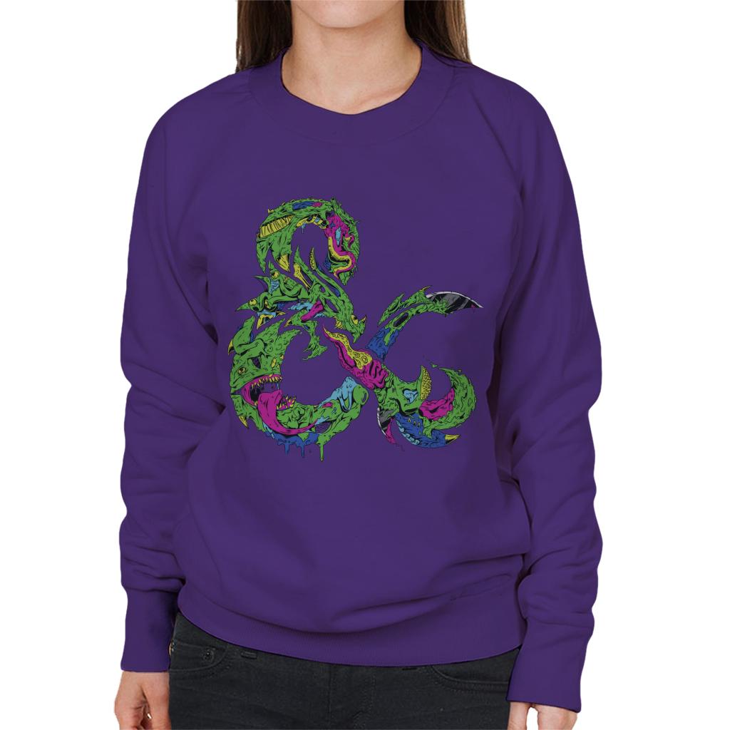 Dungeons & Dragons Monster Ampersand Women's Sweatshirt-ALL + EVERY