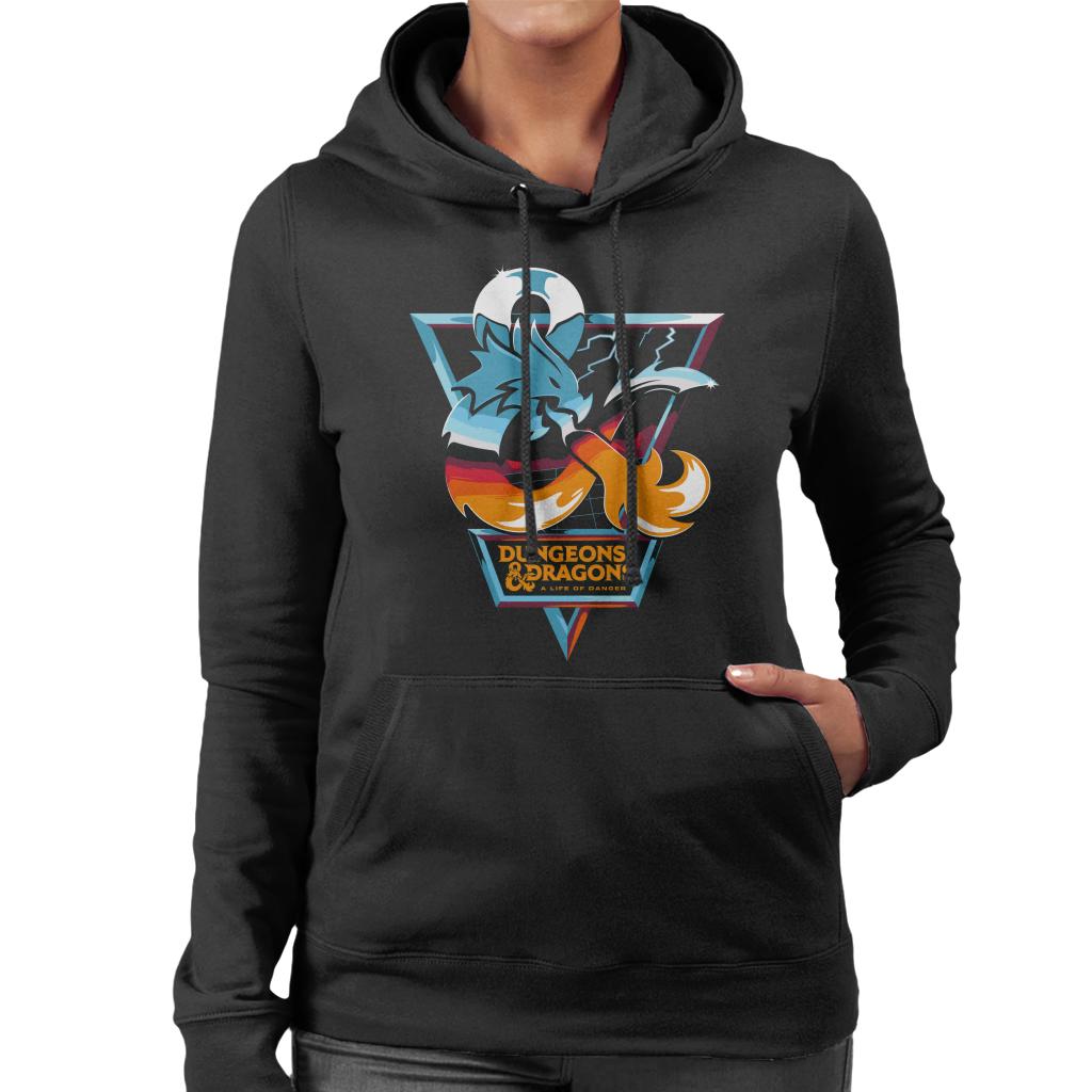 Dungeons & Dragons A Life Of Danger Women's Hooded Sweatshirt-ALL + EVERY