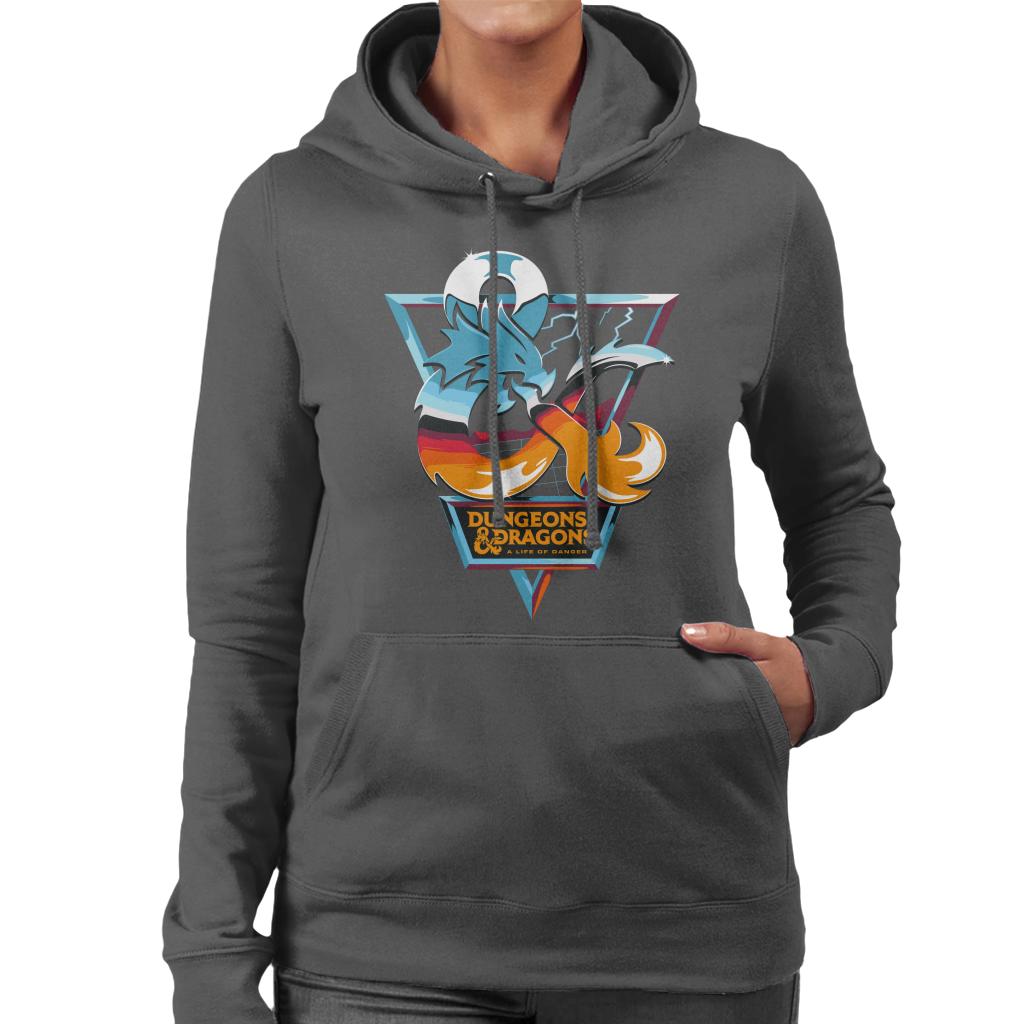 Dungeons & Dragons A Life Of Danger Women's Hooded Sweatshirt-ALL + EVERY