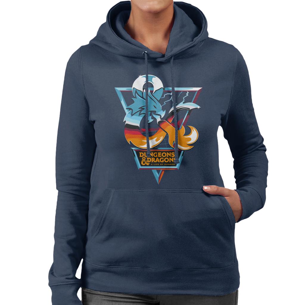 Dungeons & Dragons A Life Of Danger Women's Hooded Sweatshirt-ALL + EVERY