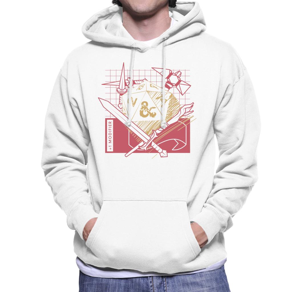 Dungeons & Dragons Plus 1 Modifier Men's Hooded Sweatshirt-ALL + EVERY