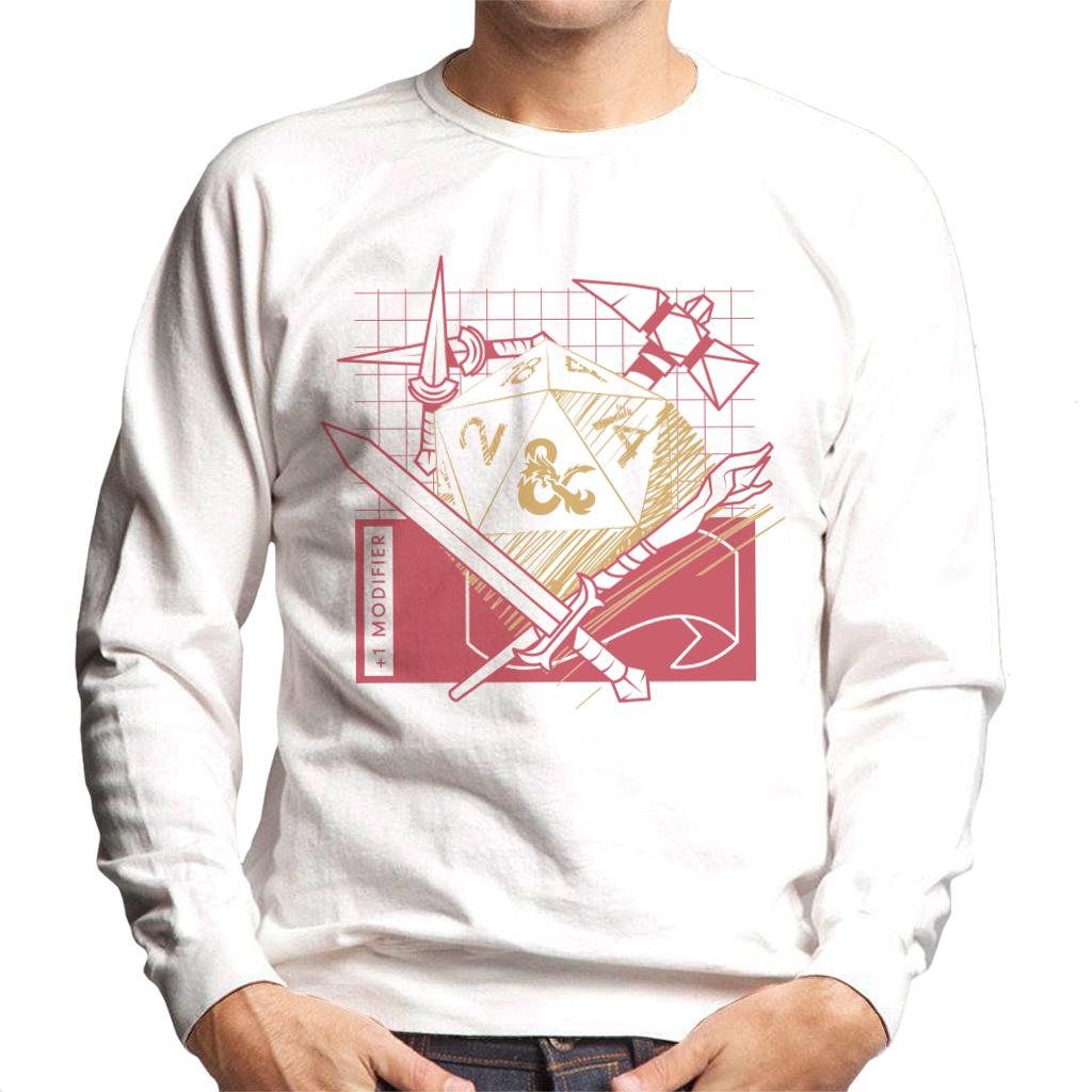 Dungeons & Dragons Plus 1 Modifier Men's Sweatshirt-ALL + EVERY