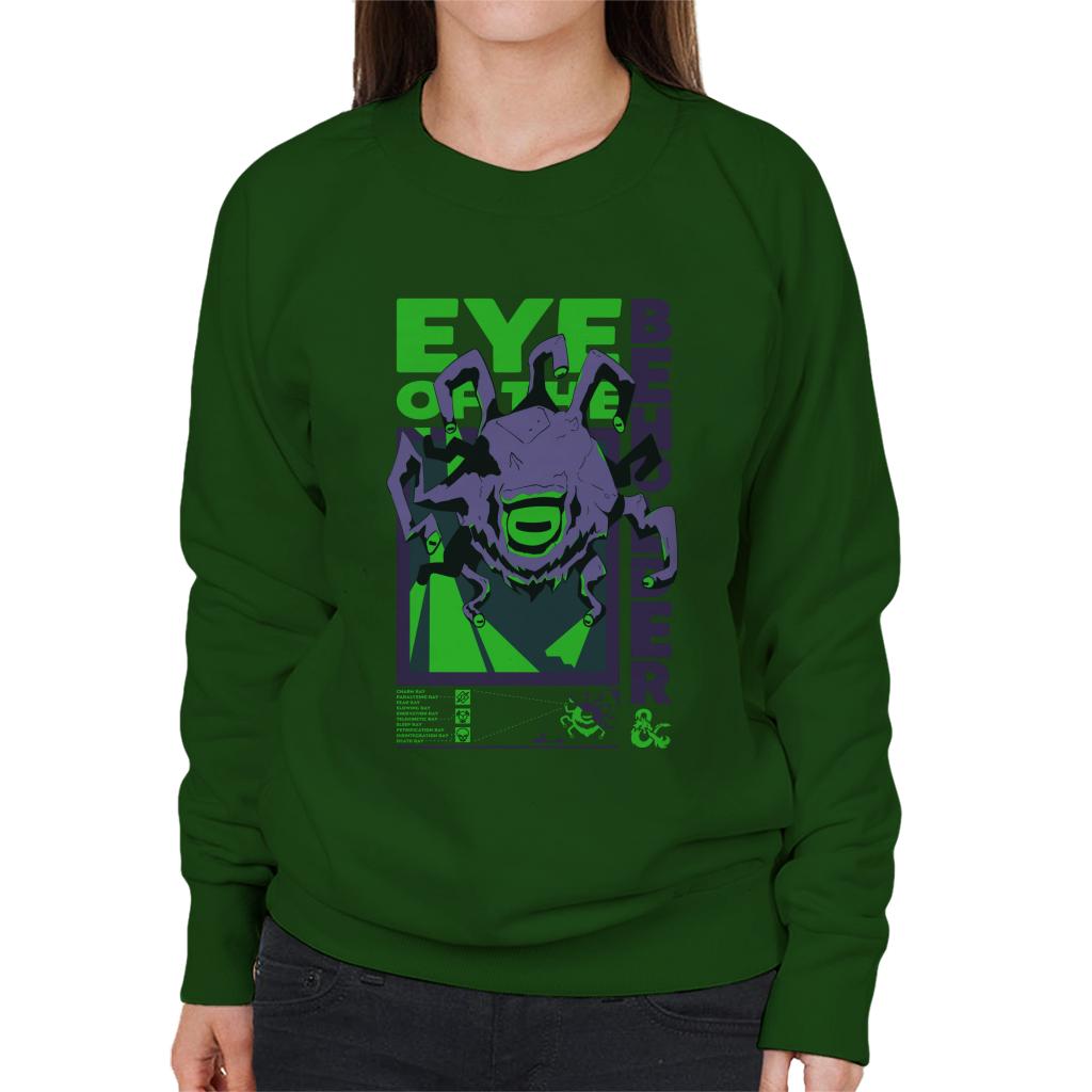 Dungeons & Dragons Eye Of The Beholder Women's Sweatshirt-ALL + EVERY