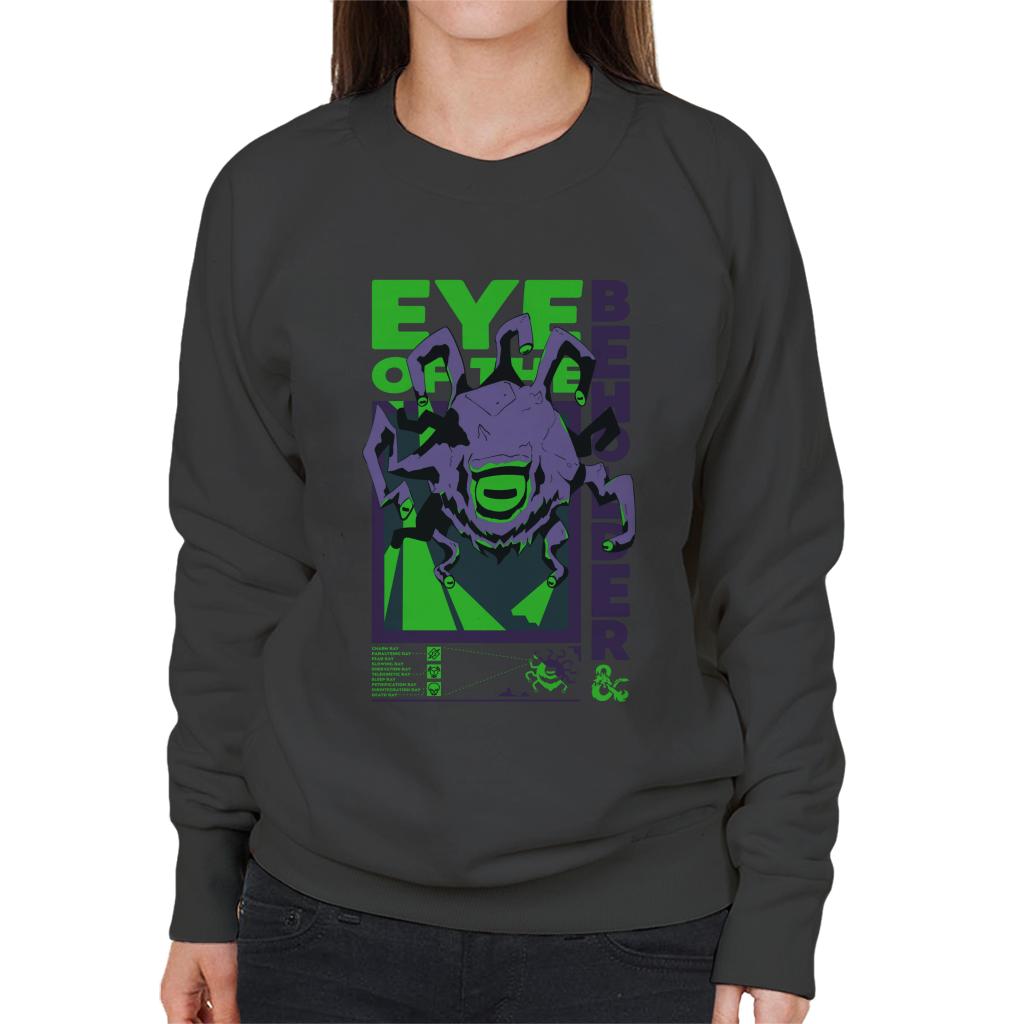 Dungeons & Dragons Eye Of The Beholder Women's Sweatshirt-ALL + EVERY