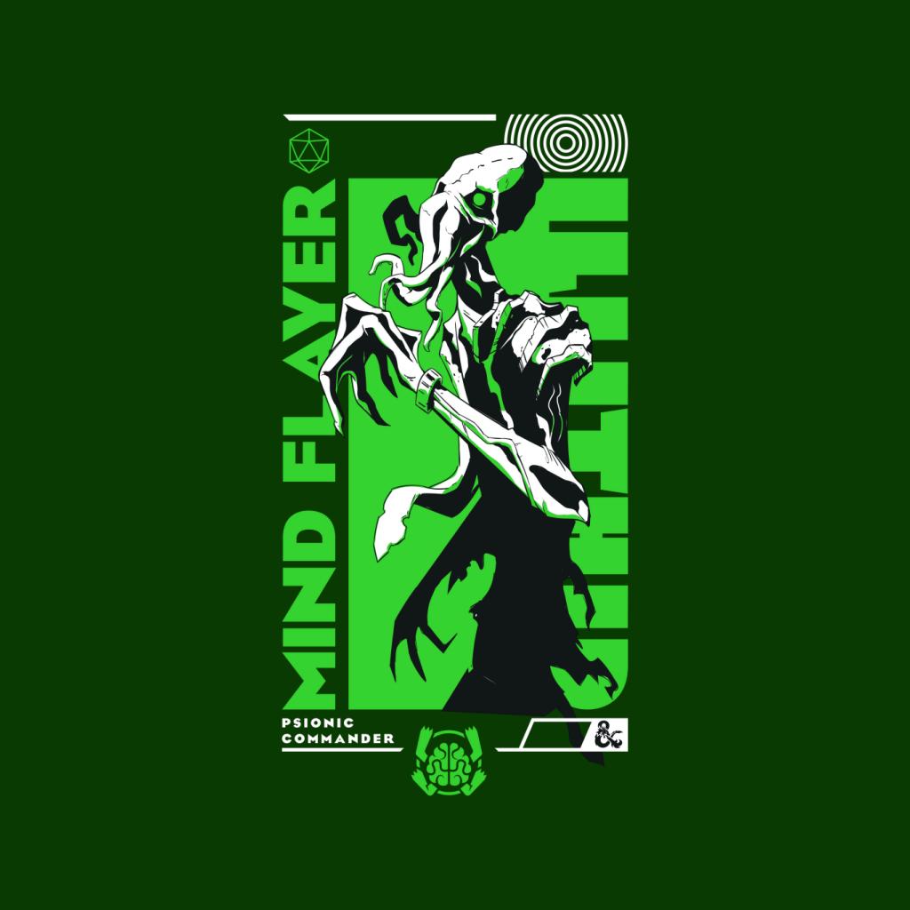 Dungeons & Dragons Mind Flayer Psionic Commander Women's T-Shirt-ALL + EVERY