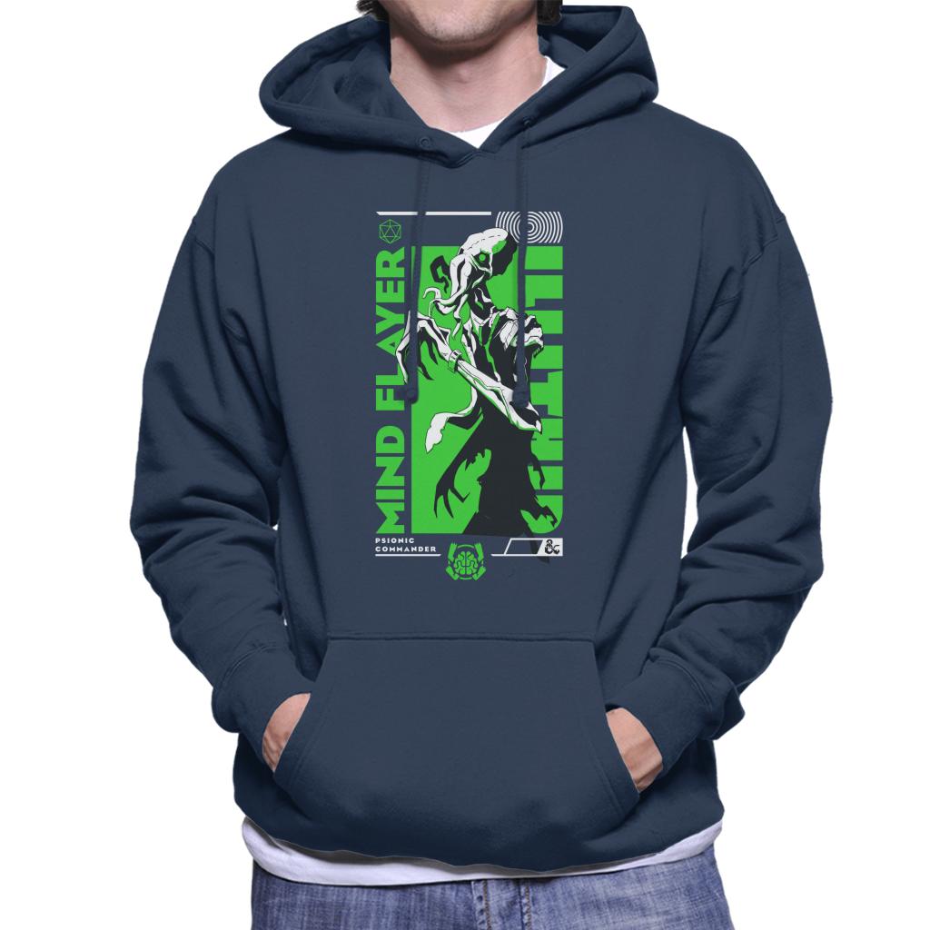 Dungeons & Dragons Mind Flayer Psionic Commander Men's Hooded Sweatshirt-ALL + EVERY