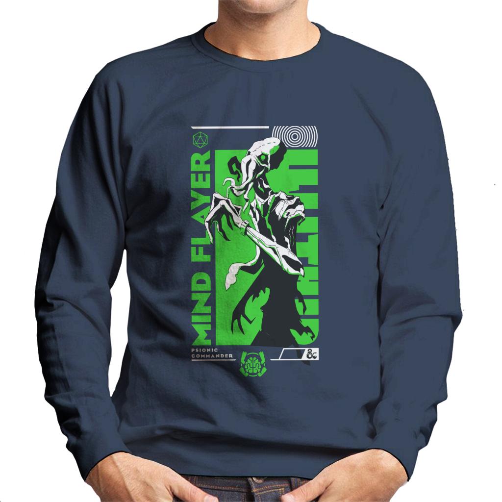 Dungeons & Dragons Mind Flayer Psionic Commander Men's Sweatshirt-ALL + EVERY