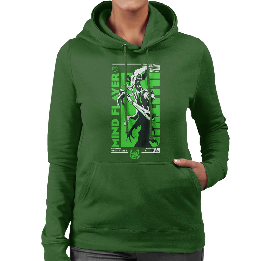 Dungeons & Dragons Mind Flayer Psionic Commander Women's Hooded Sweatshirt-ALL + EVERY