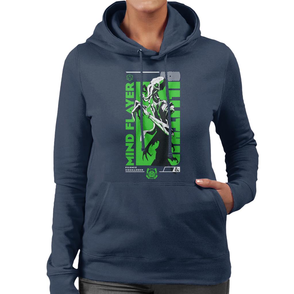 Dungeons & Dragons Mind Flayer Psionic Commander Women's Hooded Sweatshirt-ALL + EVERY