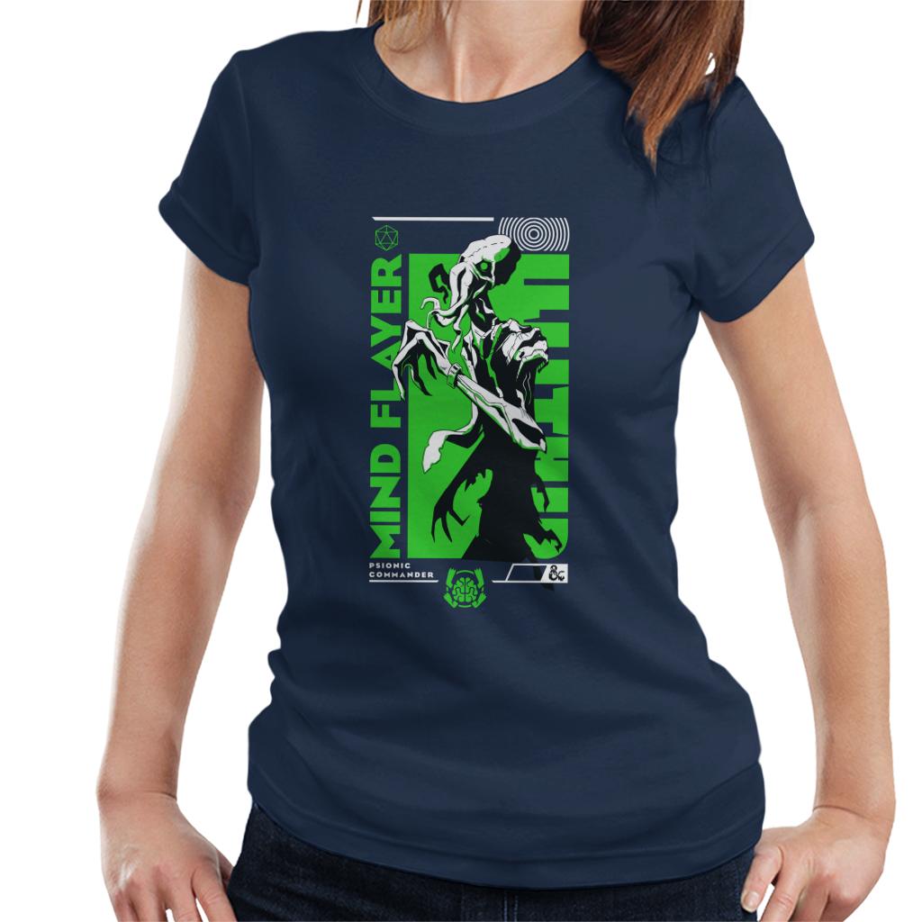 Dungeons & Dragons Mind Flayer Psionic Commander Women's T-Shirt-ALL + EVERY