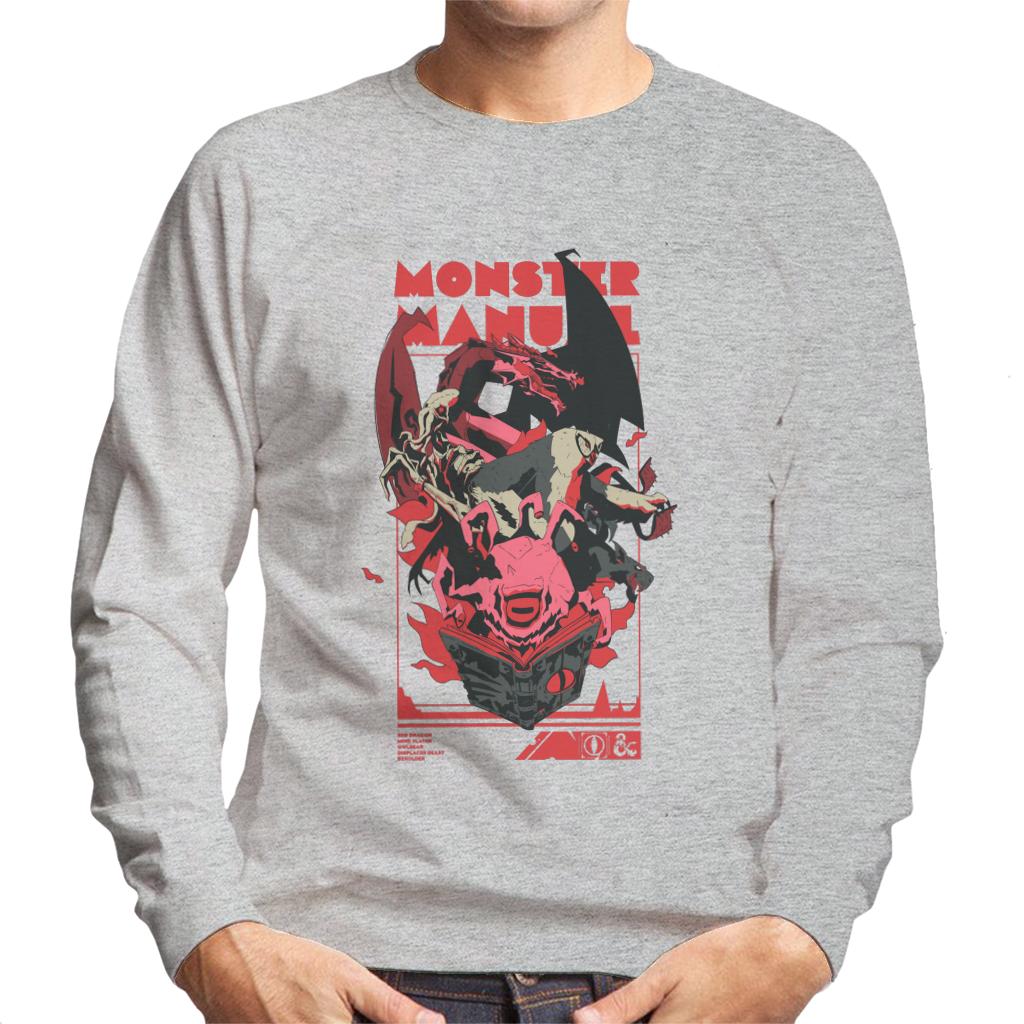 Dungeons & Dragons Monster Manual Men's Sweatshirt-ALL + EVERY