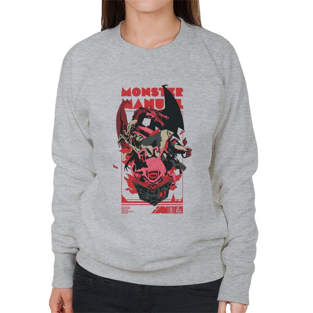 Dungeons & Dragons Monster Manual Women's Sweatshirt-ALL + EVERY