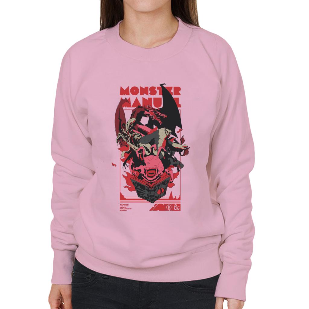 Dungeons & Dragons Monster Manual Women's Sweatshirt-ALL + EVERY