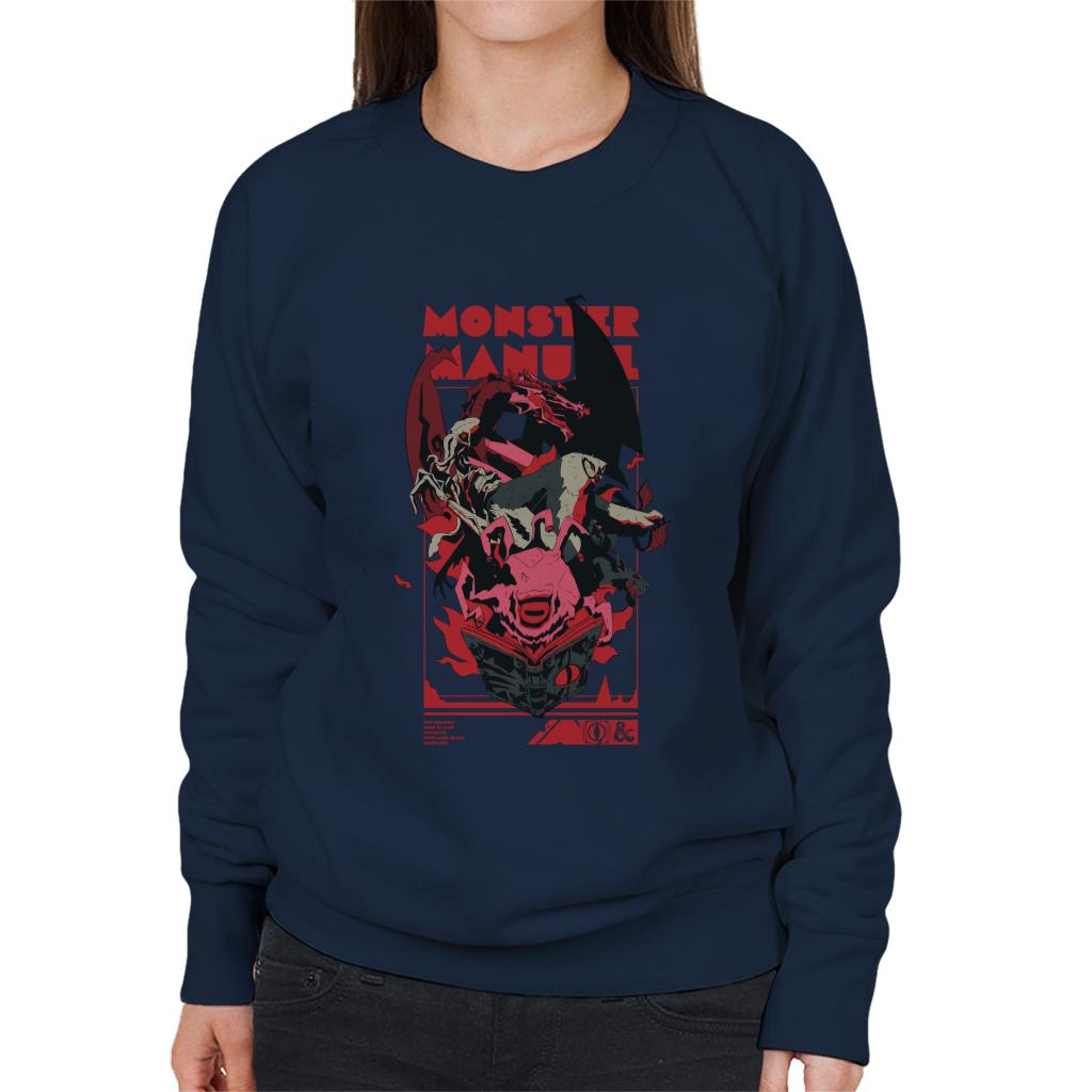 Dungeons & Dragons Monster Manual Women's Sweatshirt-ALL + EVERY