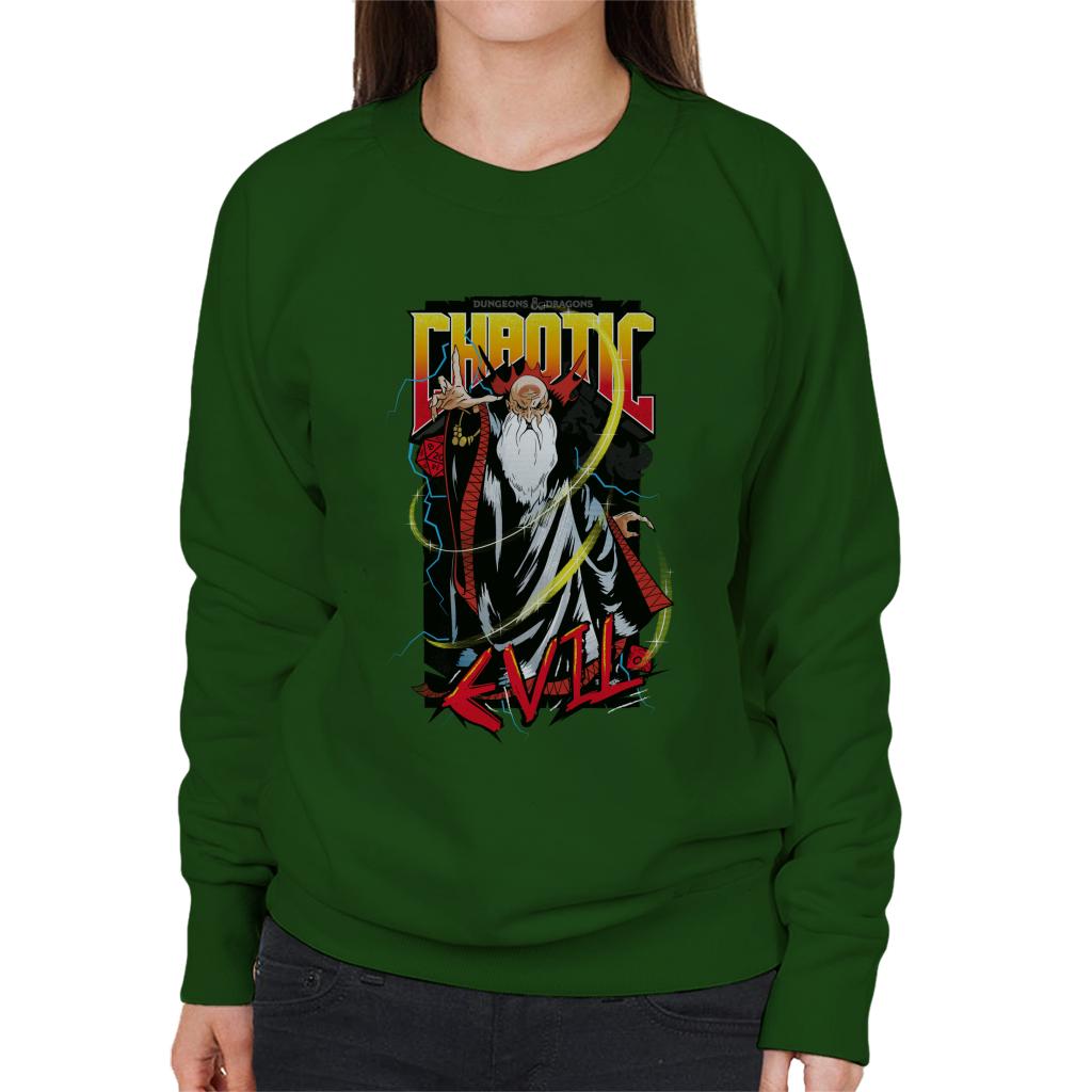 Dungeons & Dragons Chaotic Evil Dice Roll Women's Sweatshirt-ALL + EVERY