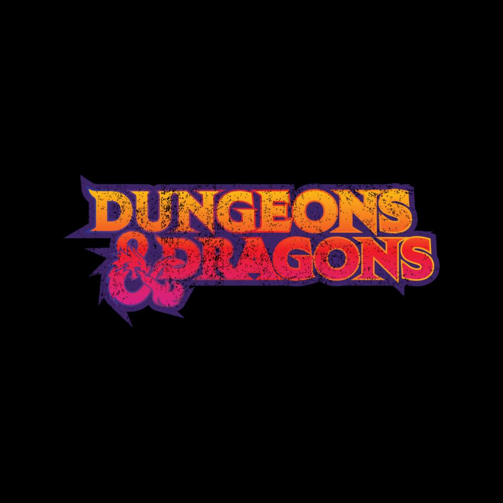 Dungeons & Dragons Gradient Logo Men's T-Shirt-ALL + EVERY