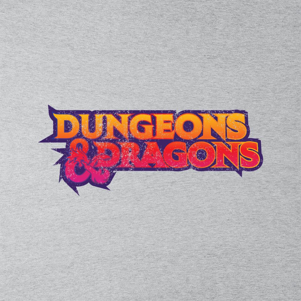 Dungeons & Dragons Gradient Logo Women's Sweatshirt-ALL + EVERY