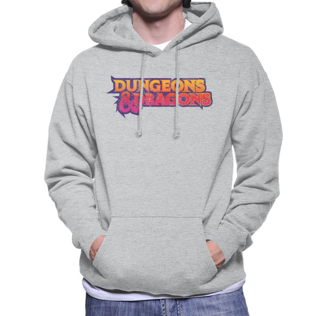 Dungeons & Dragons Gradient Logo Men's Hooded Sweatshirt-ALL + EVERY