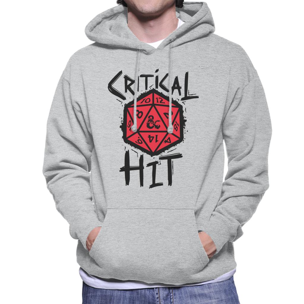 Dungeons & Dragons Critical Hit Men's Hooded Sweatshirt-ALL + EVERY