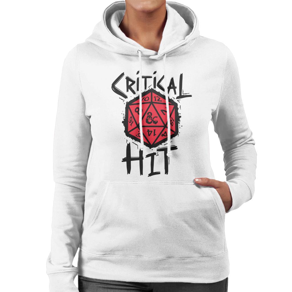 Dungeons & Dragons Critical Hit Women's Hooded Sweatshirt-ALL + EVERY