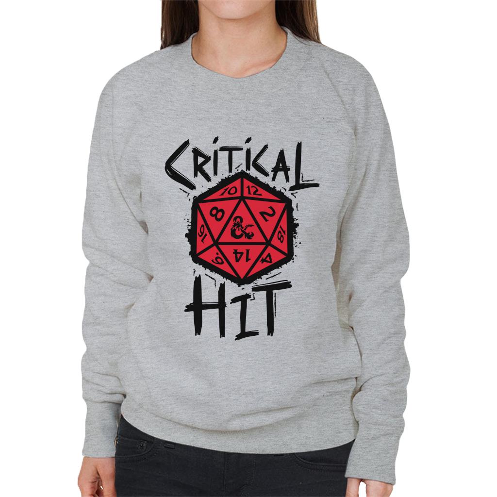 Dungeons & Dragons Critical Hit Women's Sweatshirt-ALL + EVERY