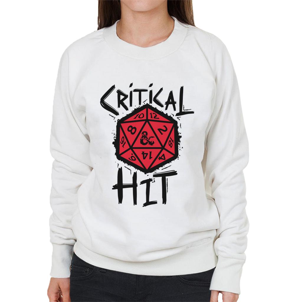 Dungeons & Dragons Critical Hit Women's Sweatshirt-ALL + EVERY