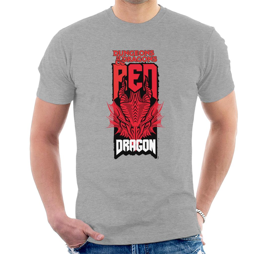 Dungeons & Dragons Head Of The Red Dragon Men's T-Shirt-ALL + EVERY