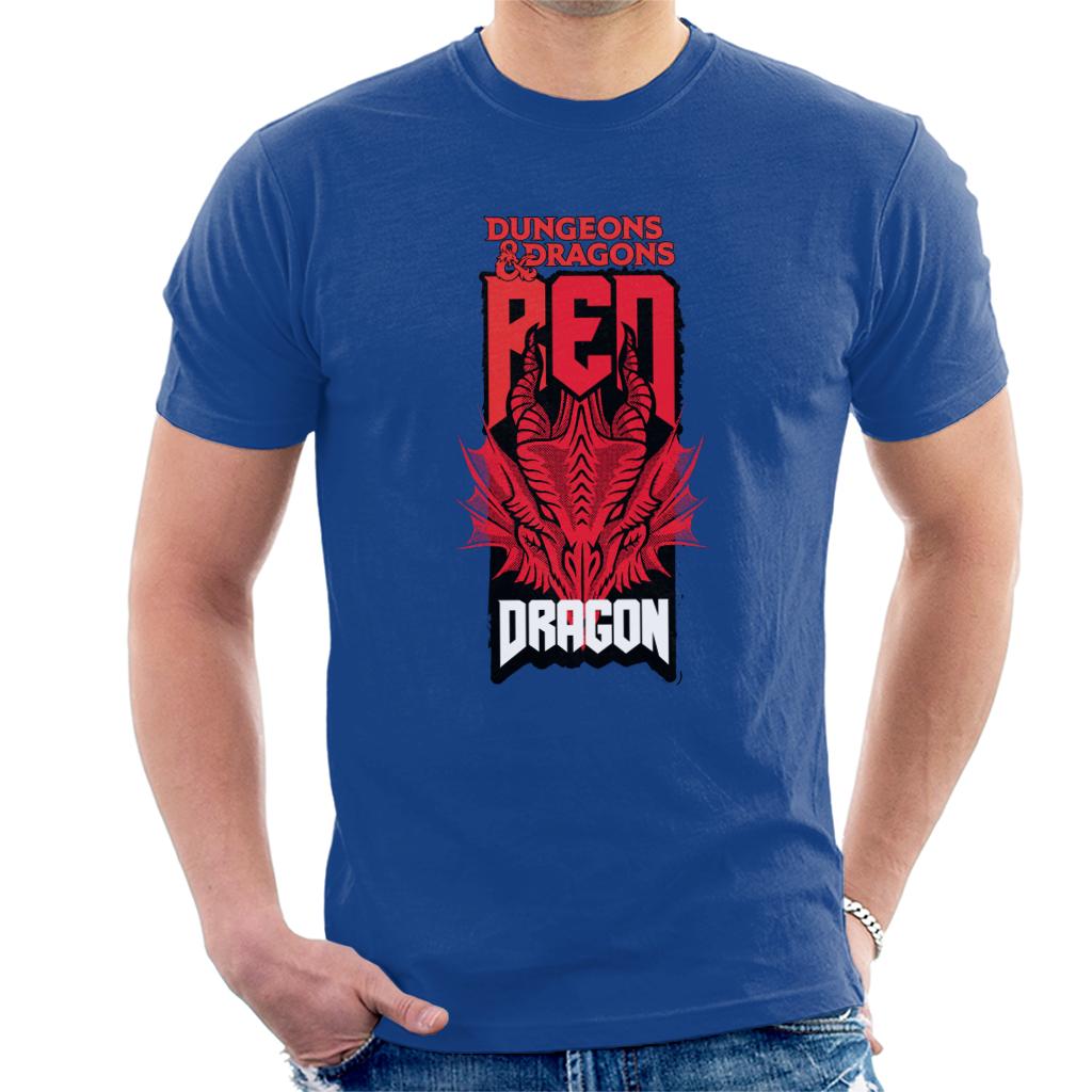 Dungeons & Dragons Head Of The Red Dragon Men's T-Shirt-ALL + EVERY