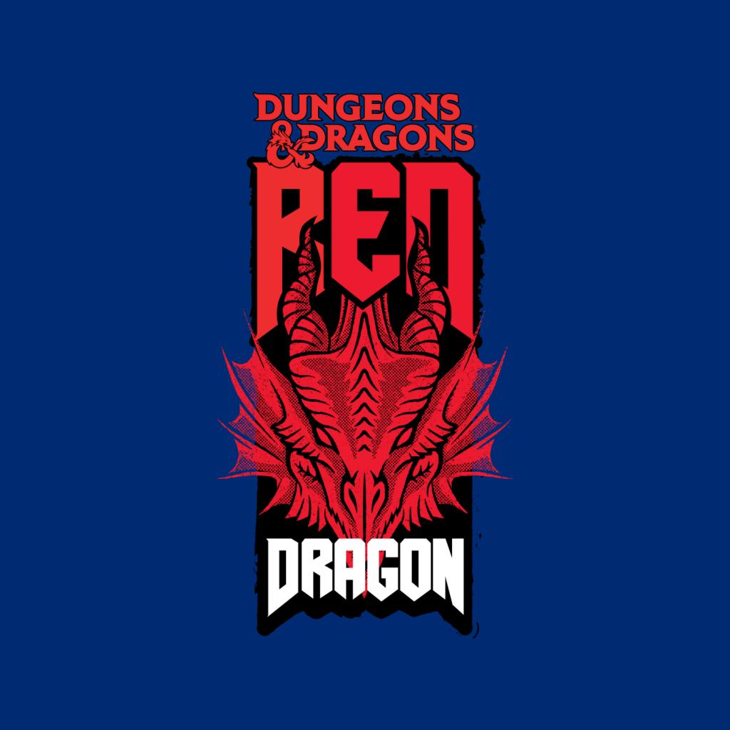 Dungeons & Dragons Head Of The Red Dragon Men's T-Shirt-ALL + EVERY