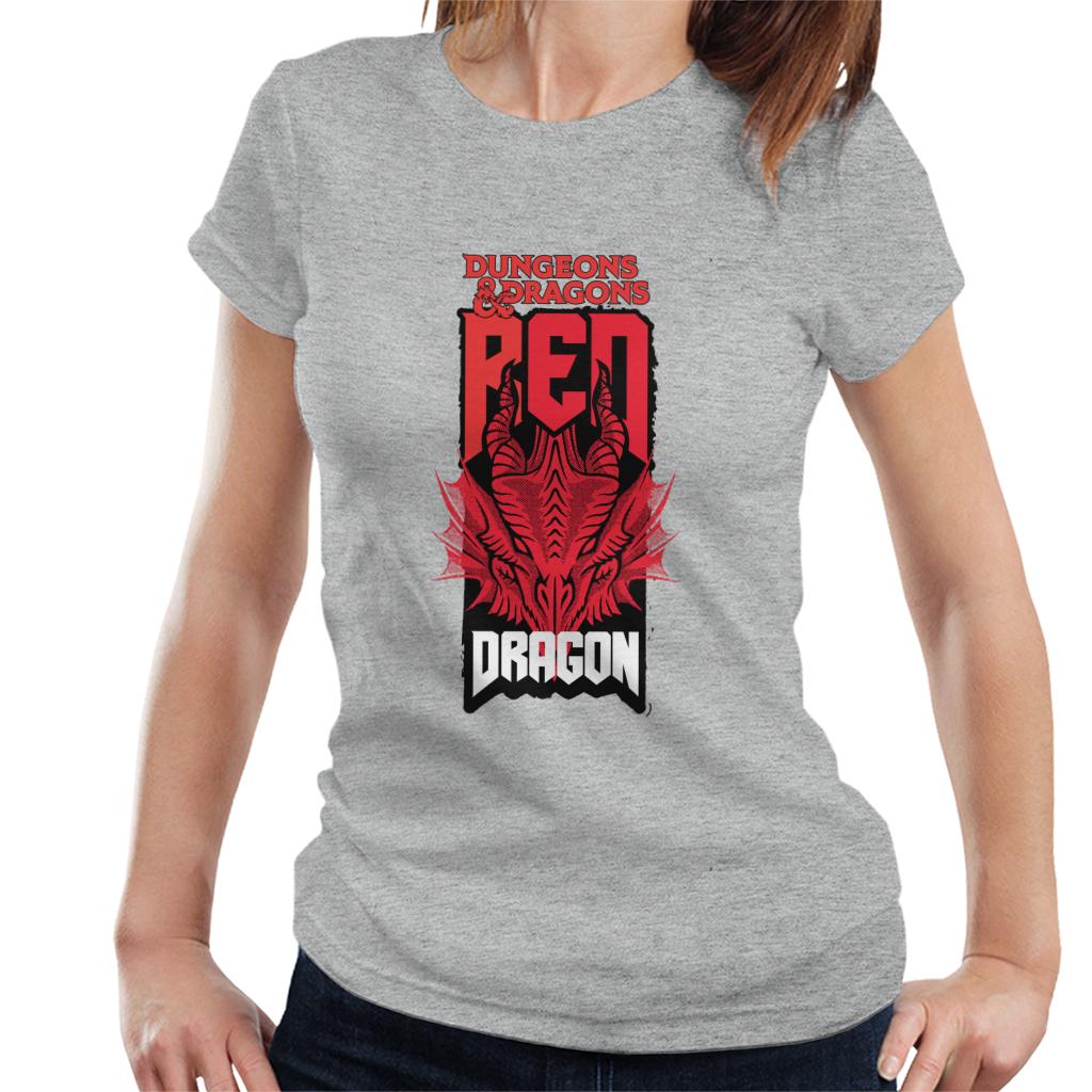 Dungeons & Dragons Head Of The Red Dragon Women's T-Shirt-ALL + EVERY