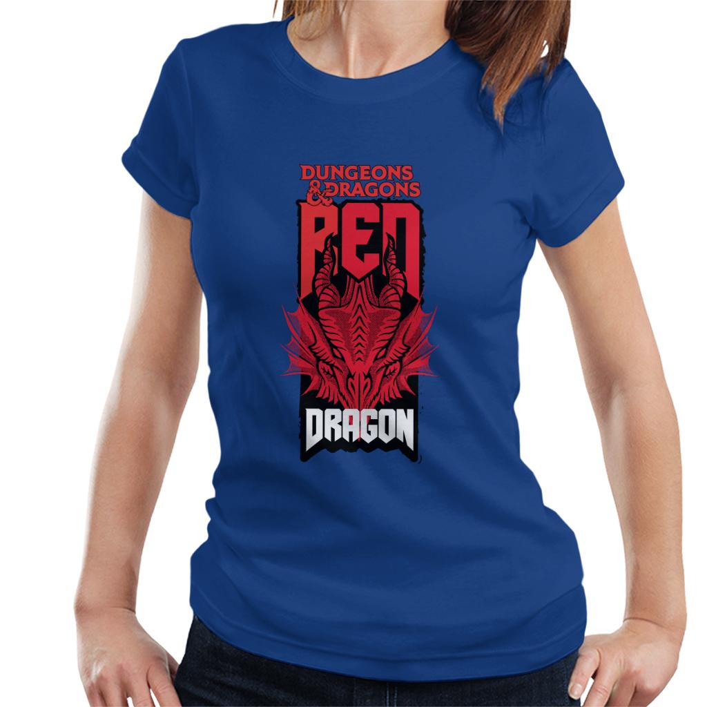 Dungeons & Dragons Head Of The Red Dragon Women's T-Shirt-ALL + EVERY