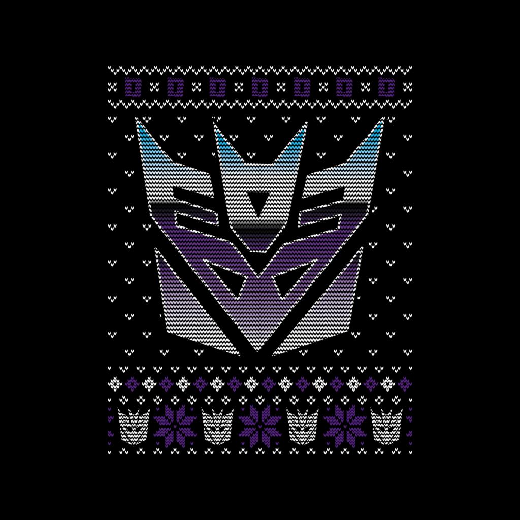 Transformers Christmas Decepticon Crest Women's T-Shirt-ALL + EVERY