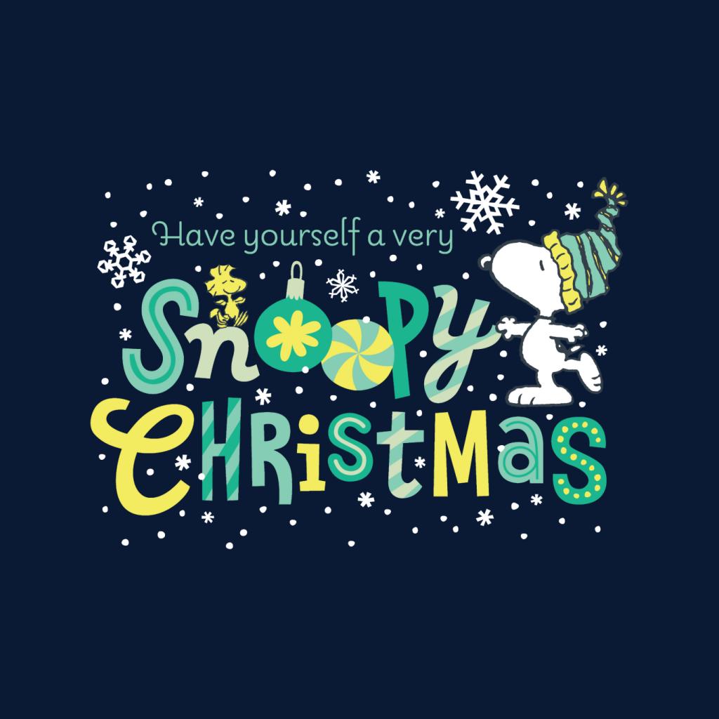 Peanuts Christmas Have Yourself A Very Snoopy Xmas Women's T-Shirt-ALL + EVERY