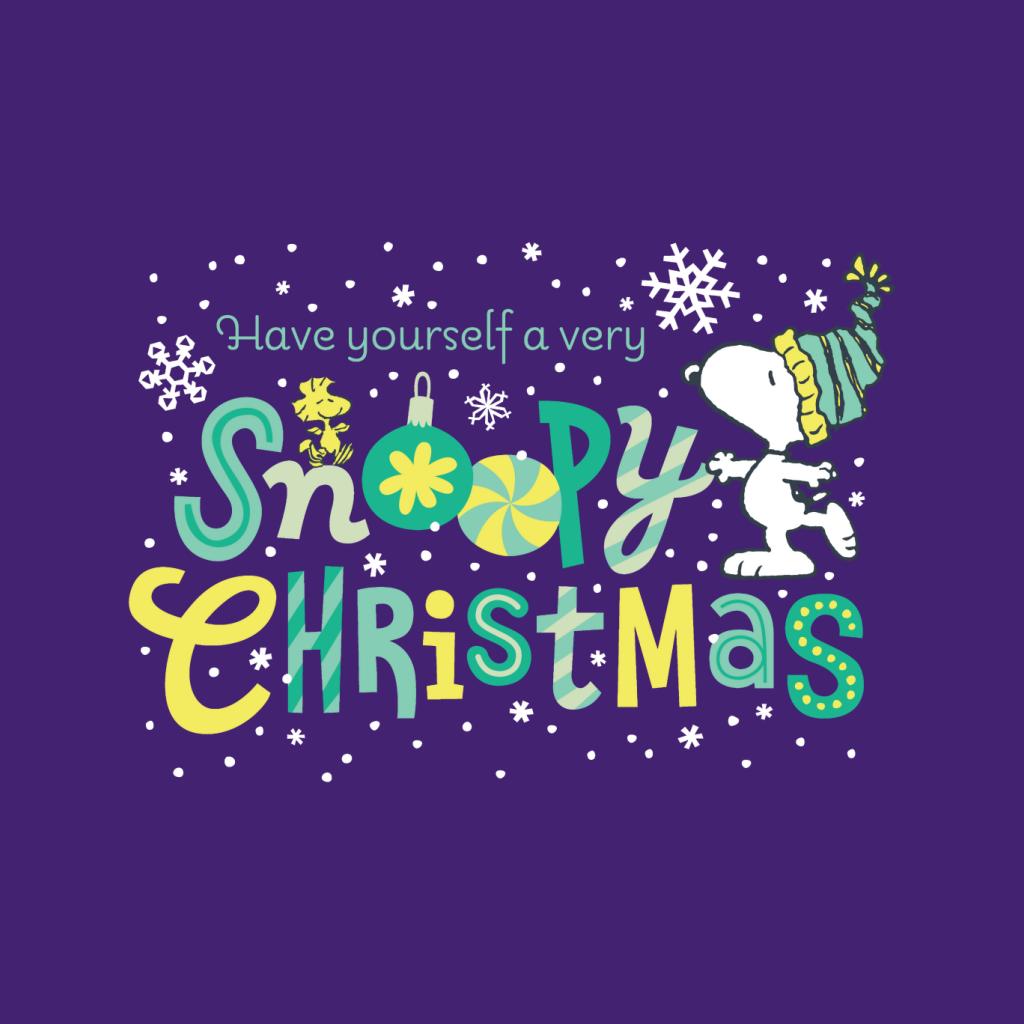 Peanuts Christmas Have Yourself A Very Snoopy Xmas Women's T-Shirt-ALL + EVERY