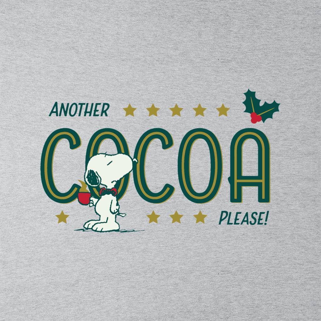 Peanuts Christmas Snoopy Another Cocoa Please Women's Hooded Sweatshirt-ALL + EVERY