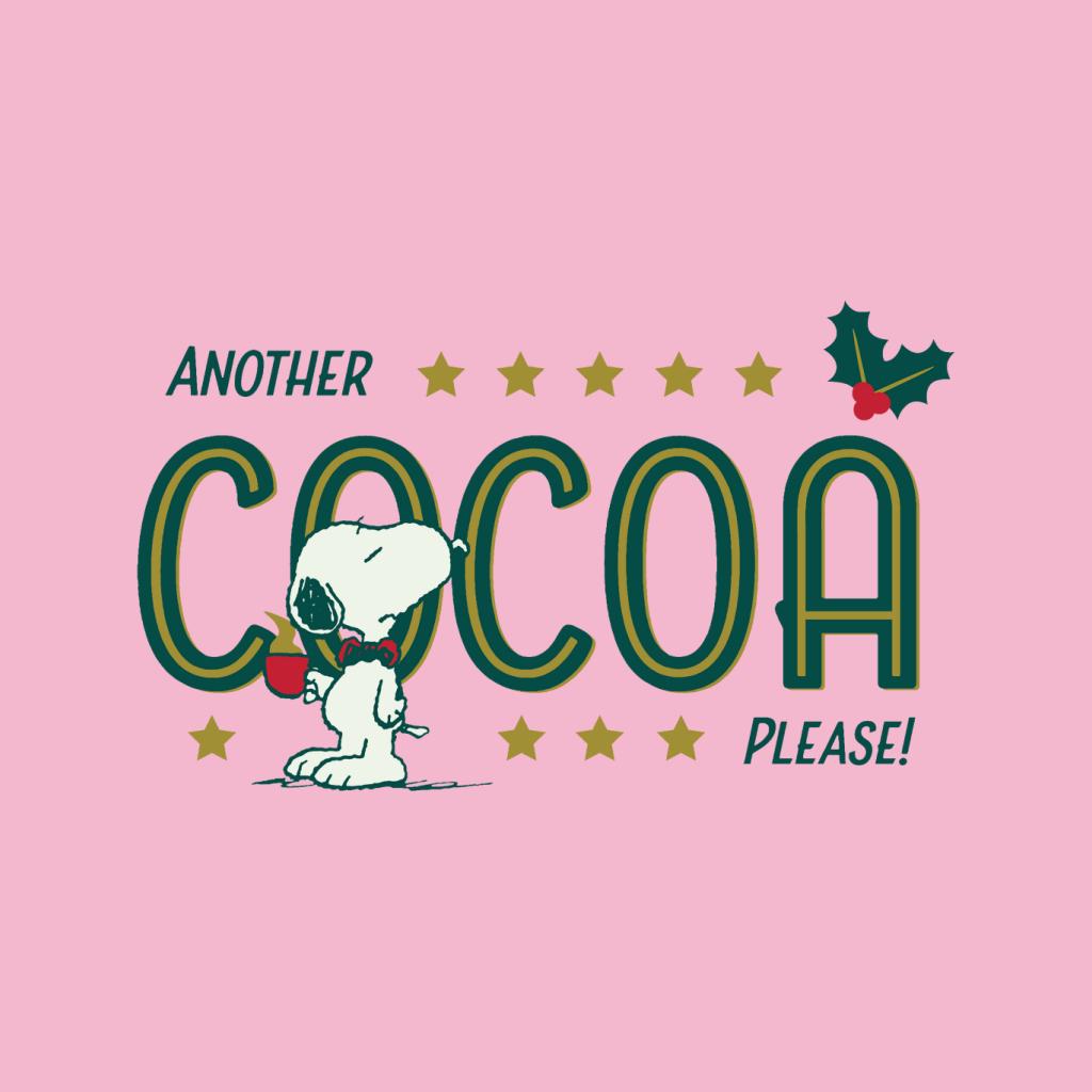 Peanuts Christmas Snoopy Another Cocoa Please Women's Sweatshirt-ALL + EVERY