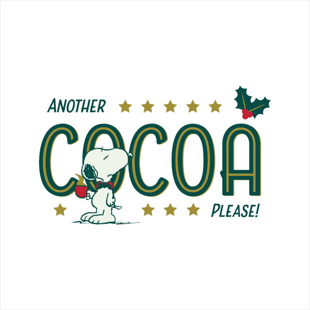 Peanuts Christmas Snoopy Another Cocoa Please Women's Sweatshirt-ALL + EVERY