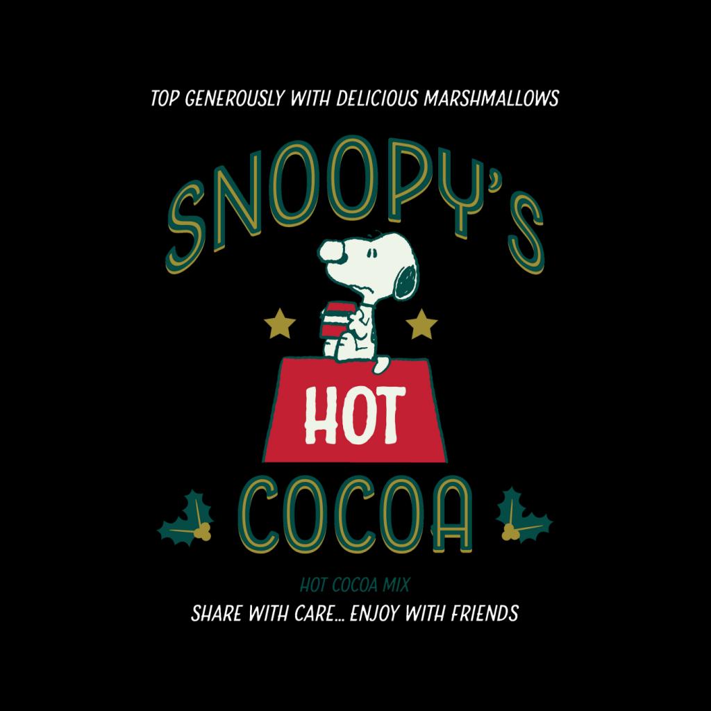 Peanuts Christmas Snoopy's Hot Cocoa Women's T-Shirt-ALL + EVERY