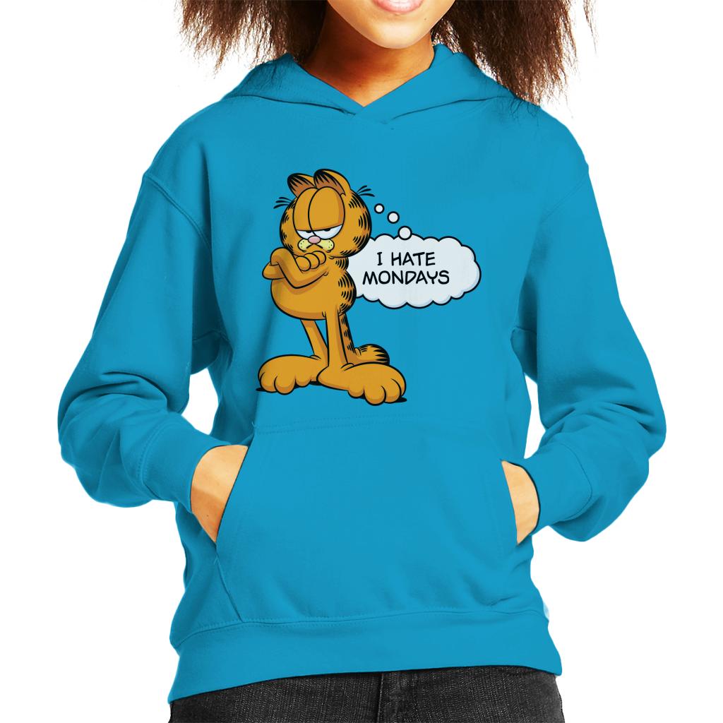Garfield I Hate Mondays Kid's Hooded Sweatshirt-ALL + EVERY