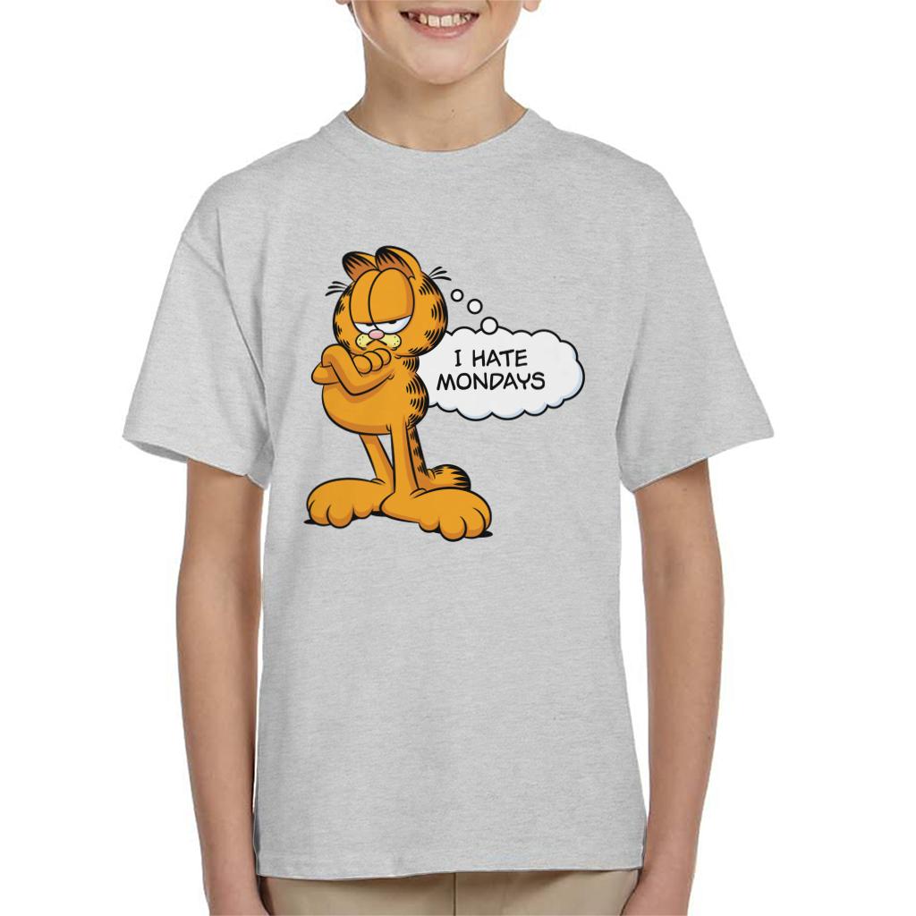 Garfield I Hate Mondays Kid's T-Shirt-ALL + EVERY