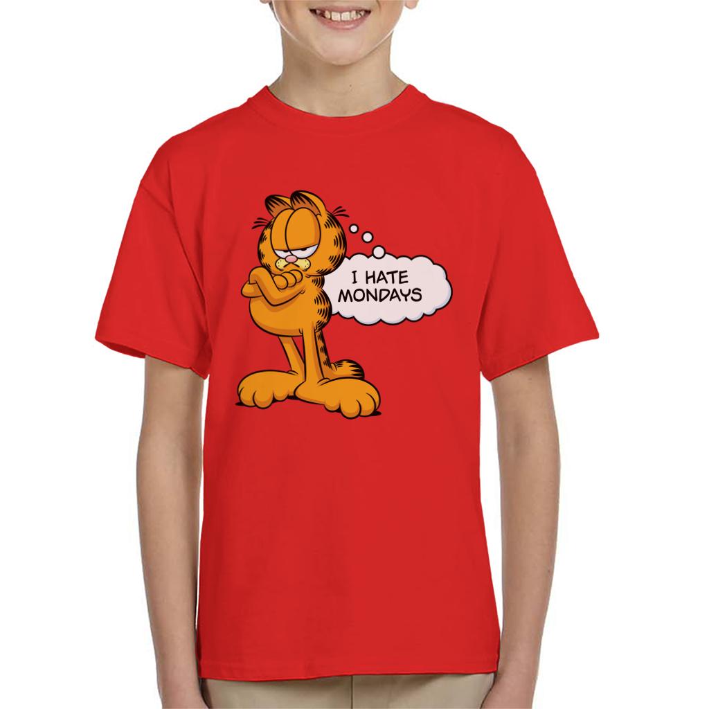 Garfield I Hate Mondays Kid's T-Shirt-ALL + EVERY