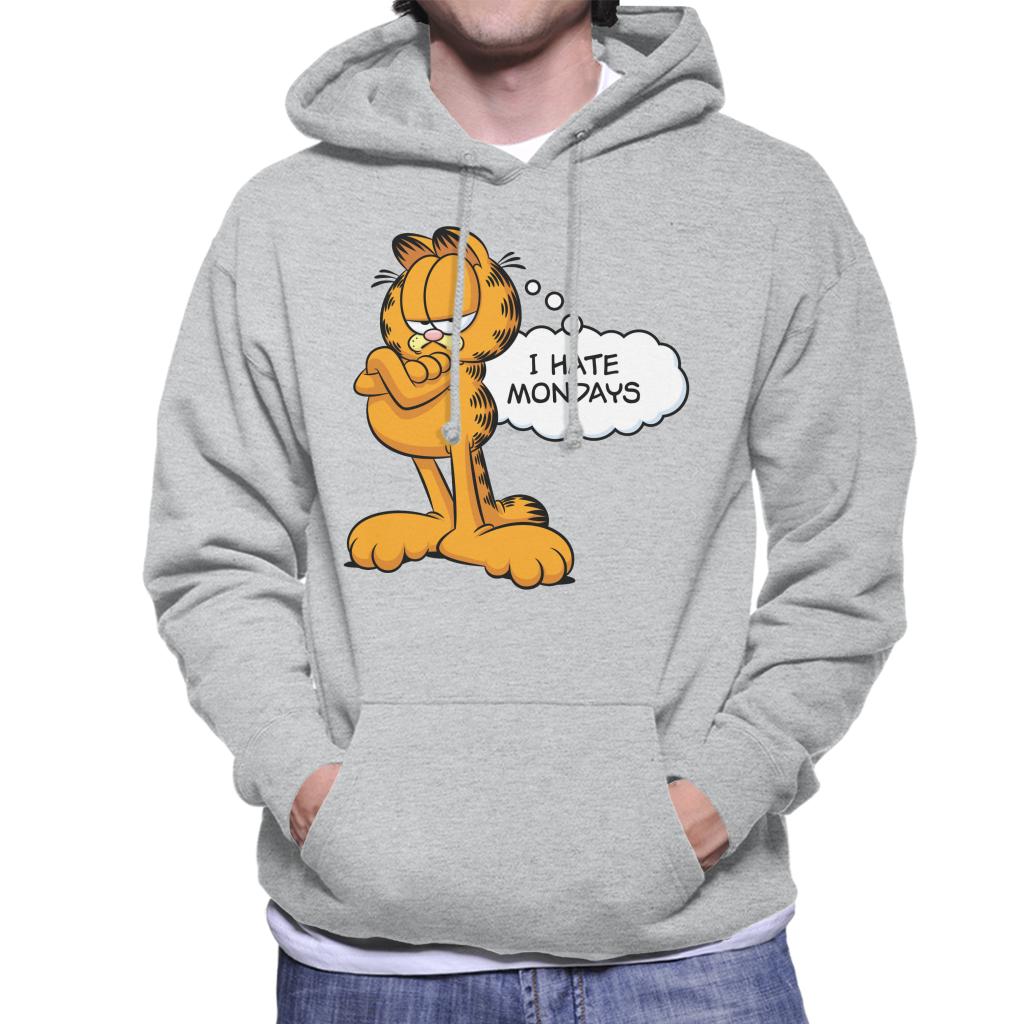 Garfield I Hate Mondays Men's Hooded Sweatshirt-ALL + EVERY