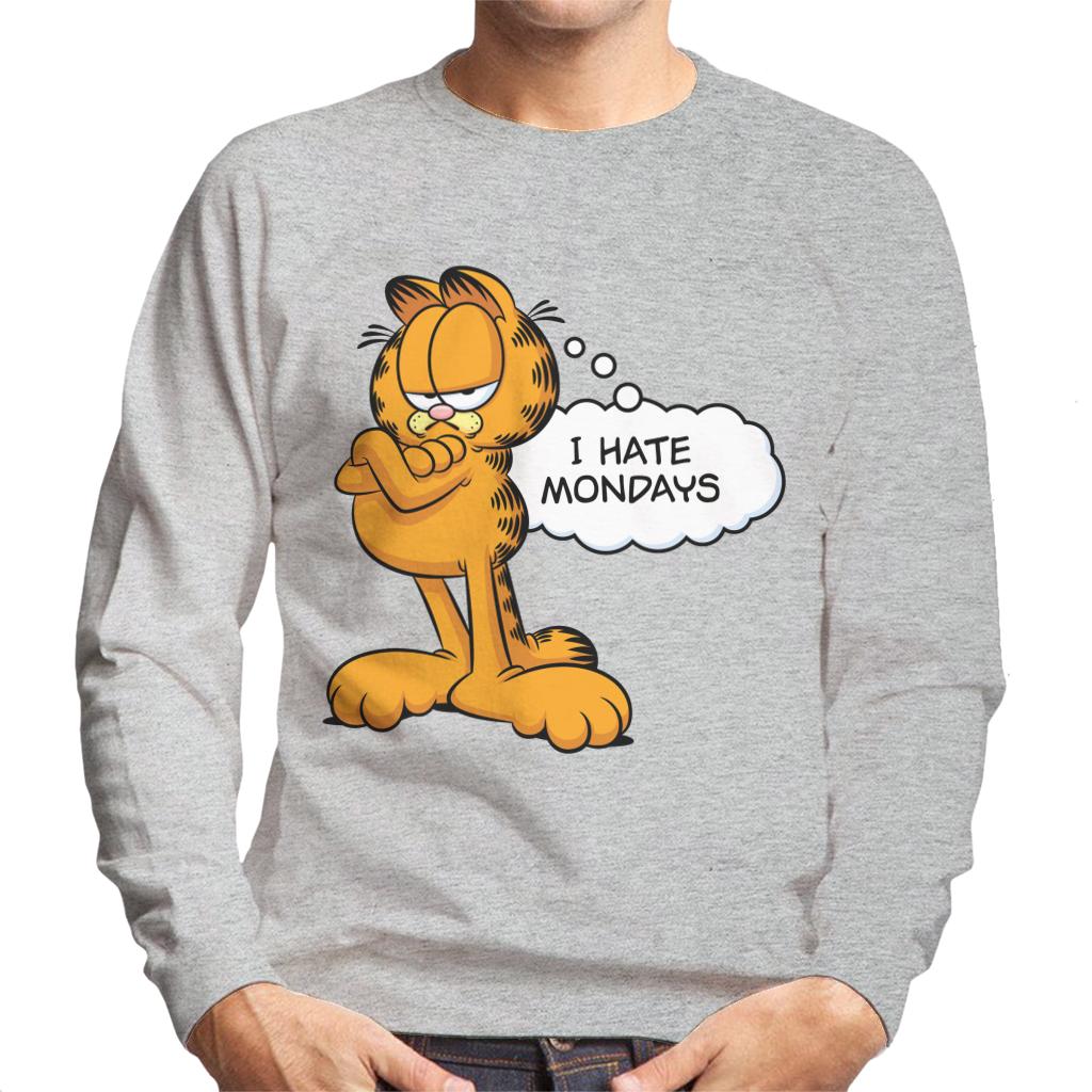 Garfield I Hate Mondays Men's Sweatshirt-ALL + EVERY