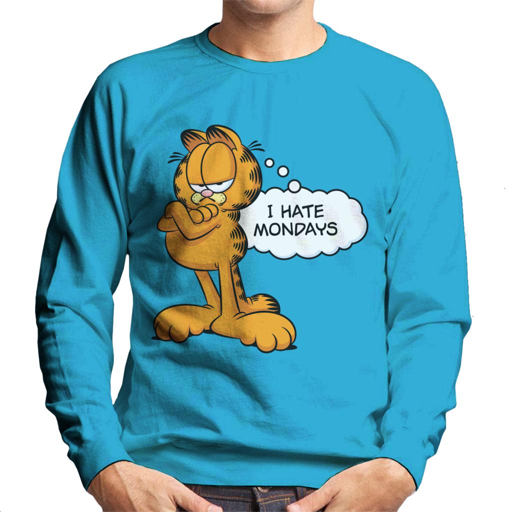 Garfield I Hate Mondays Men's Sweatshirt-ALL + EVERY