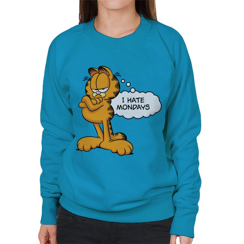 Garfield I Hate Mondays Women's Sweatshirt-ALL + EVERY