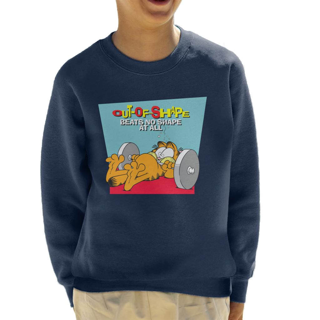 Garfield Out Of Shape Kid's Sweatshirt-ALL + EVERY