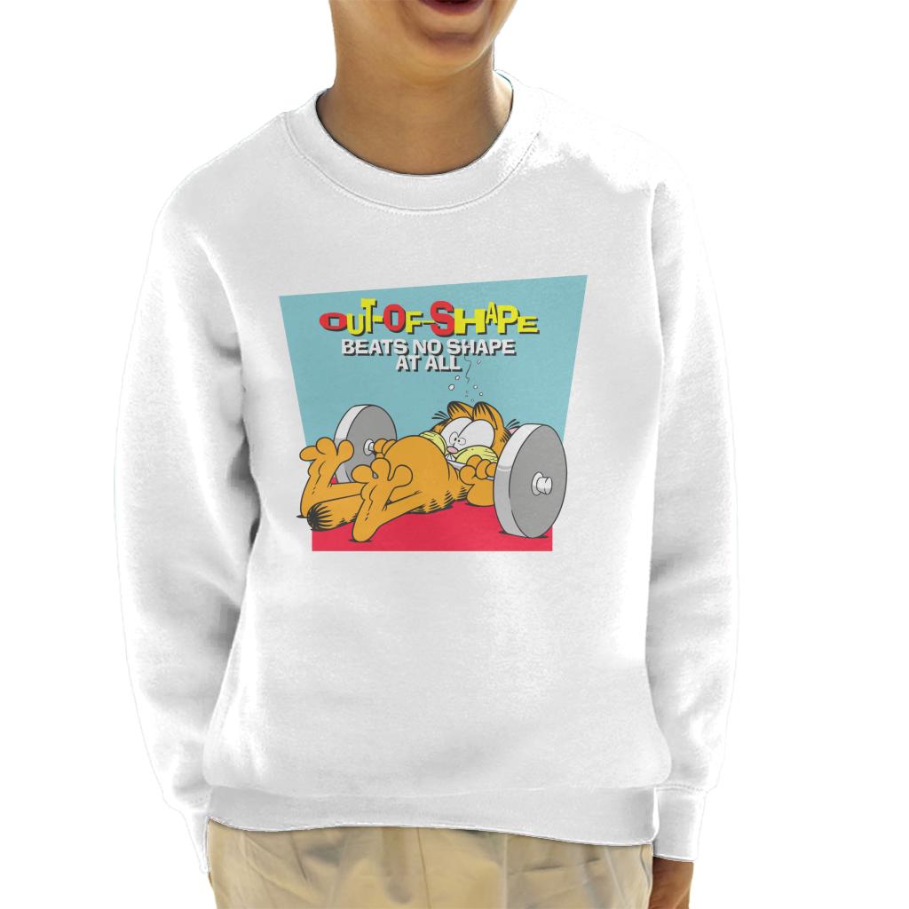 Garfield Out Of Shape Kid's Sweatshirt-ALL + EVERY