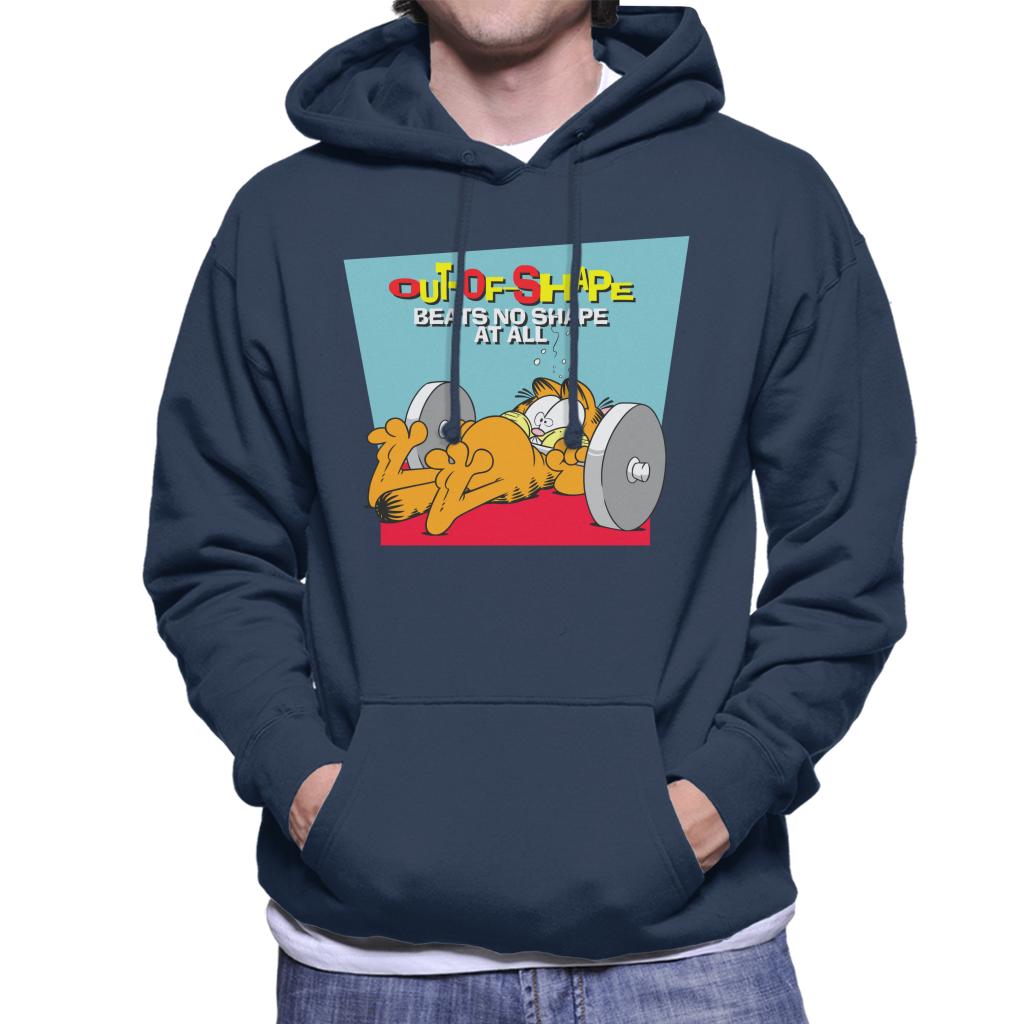 Garfield Out Of Shape Men's Hooded Sweatshirt-ALL + EVERY