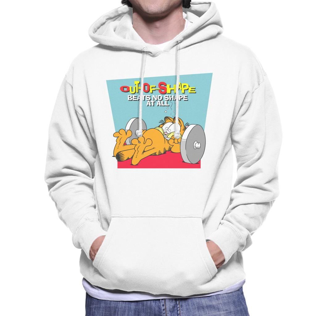 Garfield Out Of Shape Men's Hooded Sweatshirt-ALL + EVERY