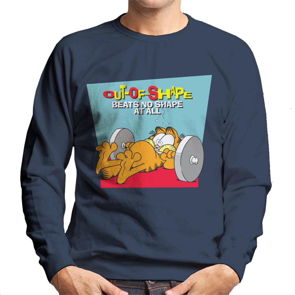 Garfield Out Of Shape Men's Sweatshirt-ALL + EVERY